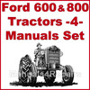 Thumbnail Ford 600 800 Tractor SERVICE, PARTS Catalog, OWNERS Manual -4- Manuals 1953-64 - DOWNLOAD