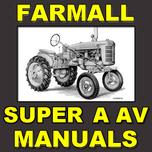 Product picture Farmall IH Super A & Super AV Tractor Parts Catalog TC-39 Manual IH - DOWNLOAD
