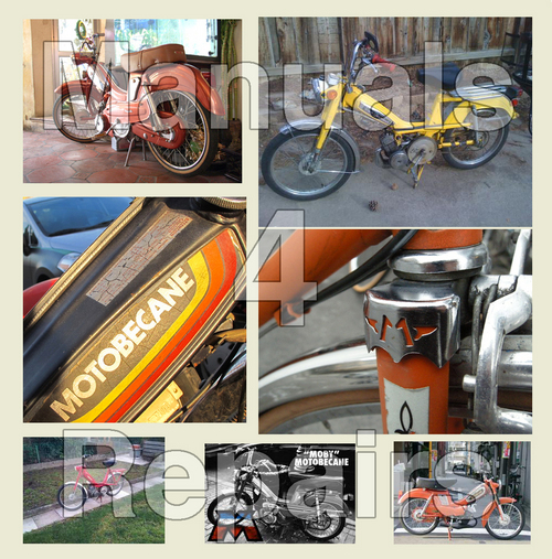 Product picture Motobecane Moped Model 40, 50, 50V and 7 SERVICE Repair Workshop MANUAL - DOWNLOAD *