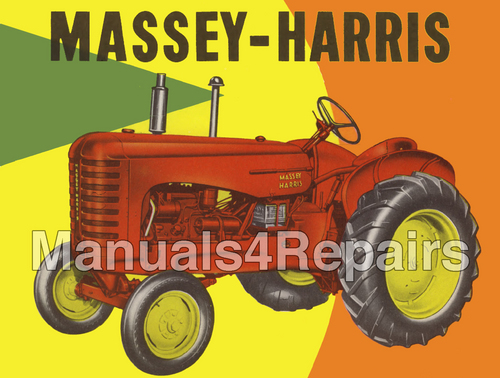 Product picture Massey-Harris MH Model 81 & 82 Tractor SHOP Workshop Repair Manual - DOWNLOAD