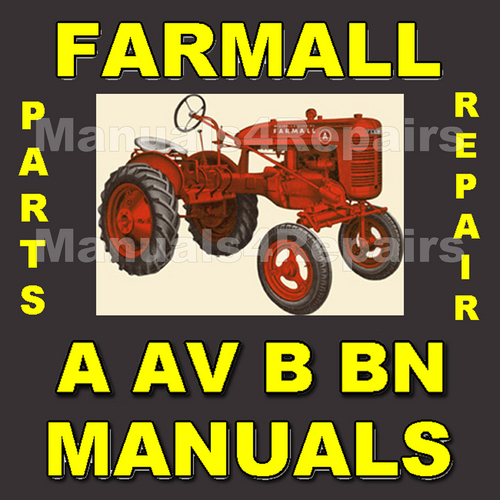 Product picture IH FARMALL A AV B BN SERVICE Manual & PARTS Catalog -2- MANUALS - DOWNLOAD