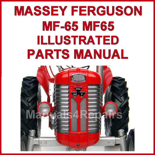 Product picture Massey Ferguson MF65 MF-65 Illustrated Parts Manual Catalog - 419 Pages - DOWNLOAD