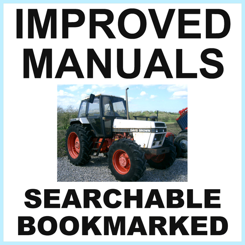 Product picture Case David Brown 1690 Tractor Special Equipment Parts Manual Catalog - IMPROVED - DOWNLOAD