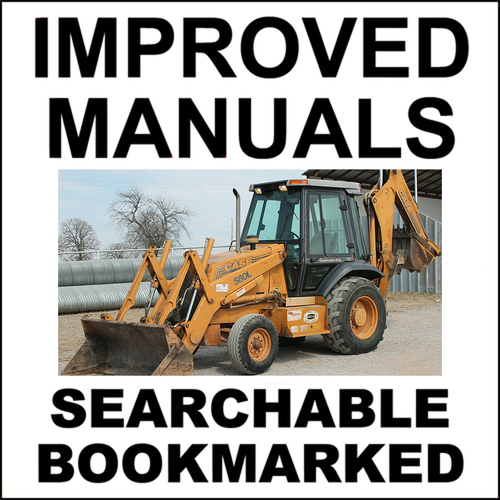 Product picture Collection of 4 files: Case 580L 580 L Service Manual & Operators Manual & Engine Repair Manual & Parts Manual - DOWNLOAD