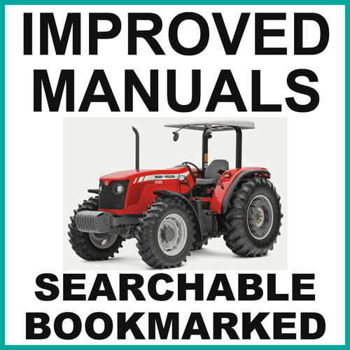 Product picture Massey Ferguson MF 400 Series 415, 425, 435, 440, 445, 460, 465, 475 Factory Tractor Service Repair Workshop Manual - IMPROVED - DOWNLOAD
