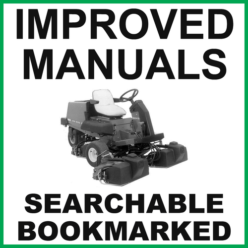 Product picture J Deere 2243 Gas Pro Greensmower Tech Service Manual TM1473